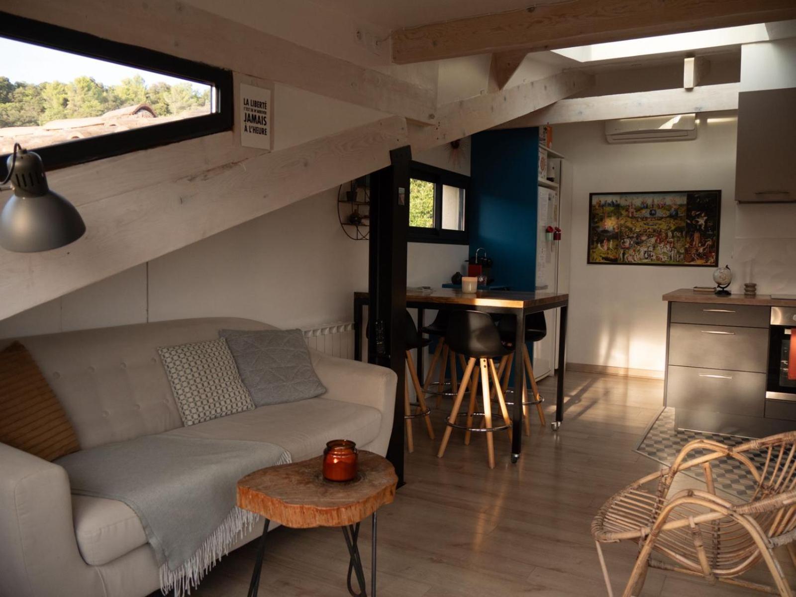 Appartement Sur Les Toits, Tres Jolie Vue Provence Gréoux-les-Bains Eksteriør billede